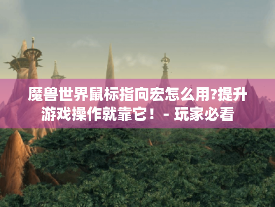 魔兽世界鼠标指向宏怎么用?提升游戏操作就靠它！- 玩家必看