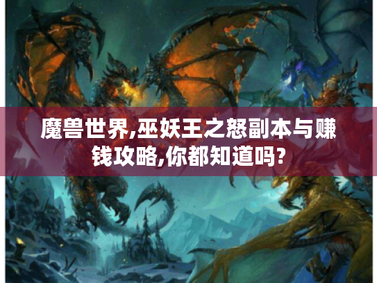 魔兽世界,巫妖王之怒副本与赚钱攻略,你都知道吗?