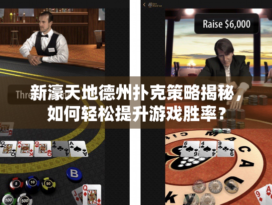 新濠天地德州扑克策略揭秘，如何轻松提升游戏胜率？