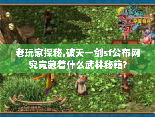老玩家探秘,破天一剑sf公布网究竟藏着什么武林秘籍?