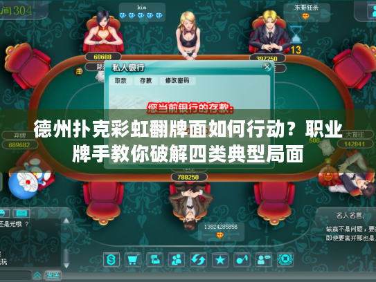 德州扑克彩虹翻牌面如何行动？职业牌手教你破解四类典型局面