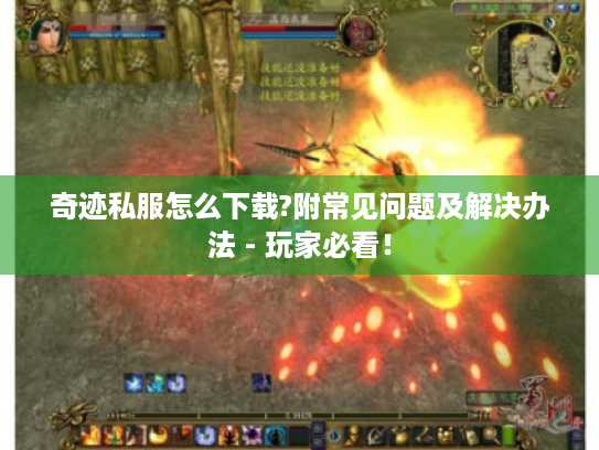 奇迹私服怎么下载?附常见问题及解决办法 - 玩家必看！