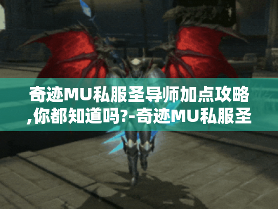 奇迹MU私服圣导师加点攻略,你都知道吗?-奇迹MU私服圣导师加点