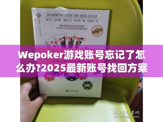Wepoker游戏账号忘记了怎么办?2025最新账号找回方案实测