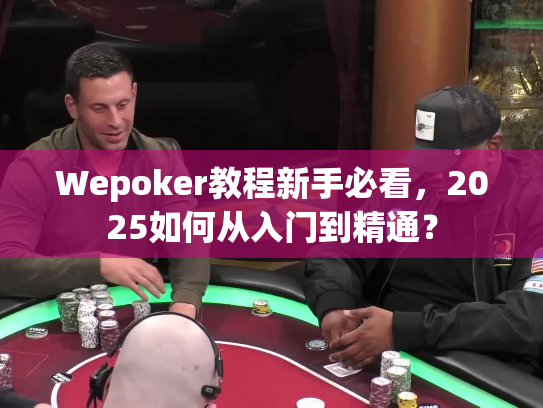 Wepoker教程新手必看，2025如何从入门到精通？