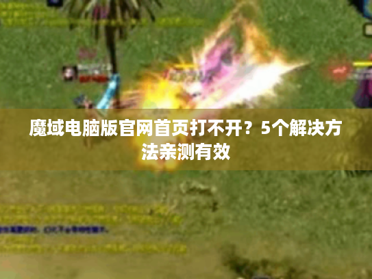 魔域电脑版官网首页打不开？5个解决方法亲测有效