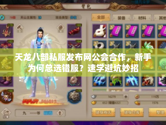 天龙八部私服发布网公会合作,新手为何总选错服?速学避坑妙招 天龙八部私服发布网公会合作,新手为何总选错服?速学避坑妙招