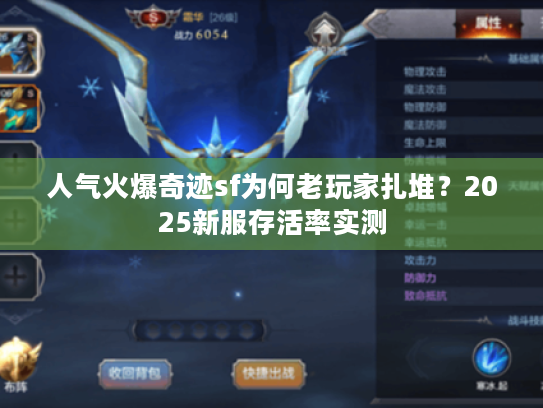 人气火爆奇迹sf为何老玩家扎堆?2025新服存活率实测 人气火爆奇迹sf为何老玩家扎堆?2025新服存活率实测