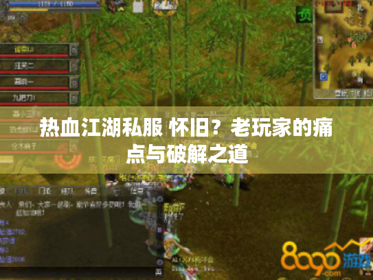 热血江湖私服 怀旧？老玩家的痛点与破解之道