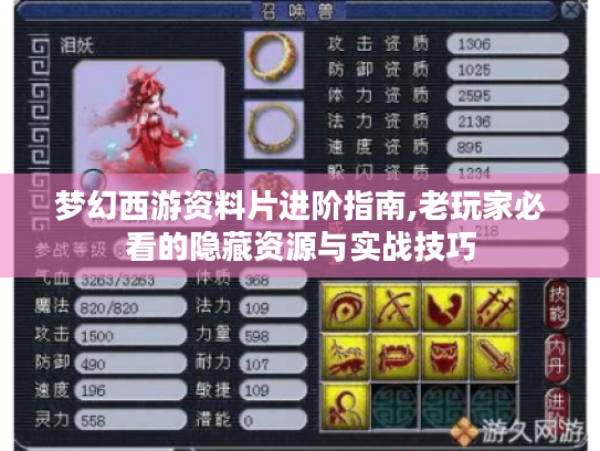 梦幻西游资料片进阶指南,老玩家必看的隐藏资源与实战技巧 梦幻西游资料片进阶指南,老玩家必看的隐藏资源与实战技巧