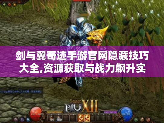 剑与翼奇迹手游官网隐藏技巧大全,资源获取与战力飙升实战指南