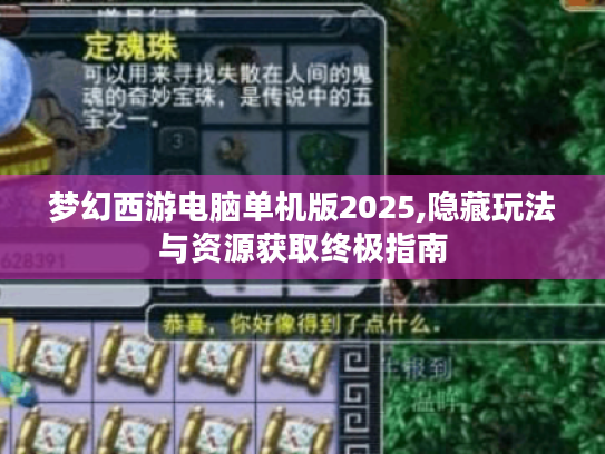 梦幻西游电脑单机版2025,隐藏玩法与资源获取终极指南