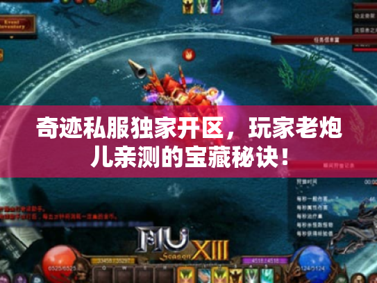 奇迹私服独家开区,玩家老炮儿亲测的宝藏秘诀! 奇迹私服独家开区,玩家老炮儿亲测的宝藏秘诀!