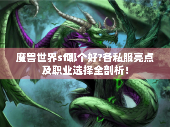 魔兽世界sf哪个好?各私服亮点及职业选择全剖析! 魔兽世界sf哪个好?各私服亮点及职业选择全剖析!