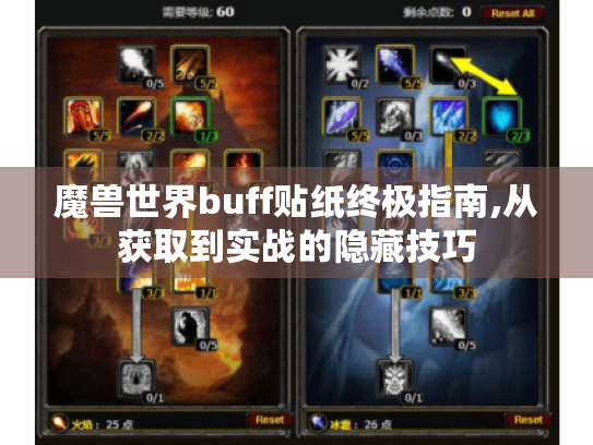 魔兽世界buff贴纸终极指南,从获取到实战的隐藏技巧