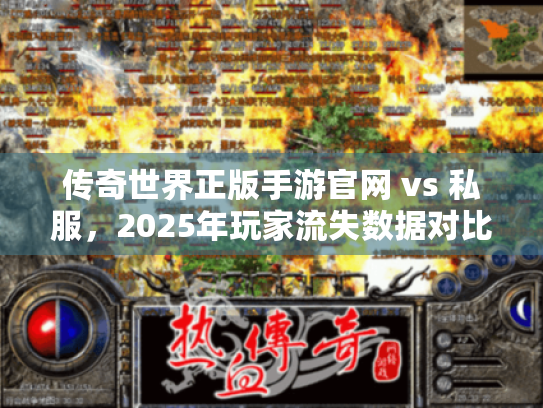 传奇世界正版手游官网 vs 私服,2025年玩家流失数据对比 传奇世界正版手游官网 vs 私服,2025年玩家流失数据对比