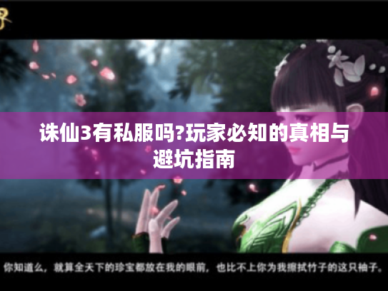 诛仙3有私服吗?玩家必知的真相与避坑指南