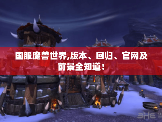国服魔兽世界,版本、回归、官网及前景全知道！