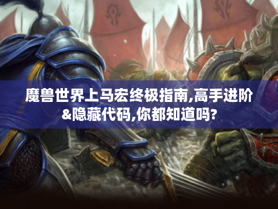 魔兽世界上马宏终极指南,高手进阶&隐藏代码,你都知道吗?