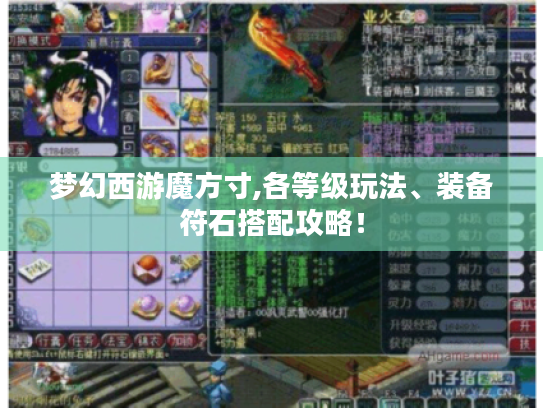 梦幻西游魔方寸,各等级玩法、装备符石搭配攻略！