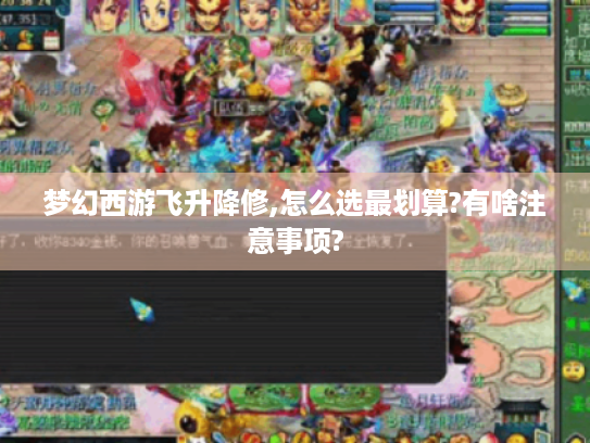 梦幻西游飞升降修,怎么选最划算?有啥注意事项? 梦幻西游飞升降修,怎么选最划算?有啥注意事项?