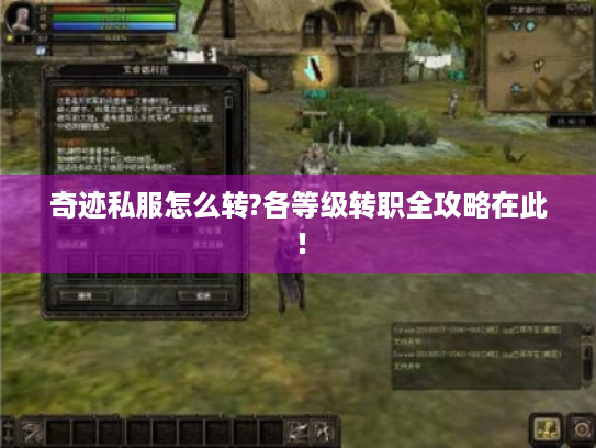 奇迹私服怎么转?各等级转职全攻略在此！