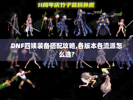DNF四姨装备搭配攻略,各版本各流派怎么选?