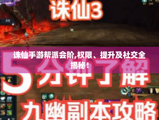 诛仙手游帮派会阶,权限、提升及社交全揭秘！