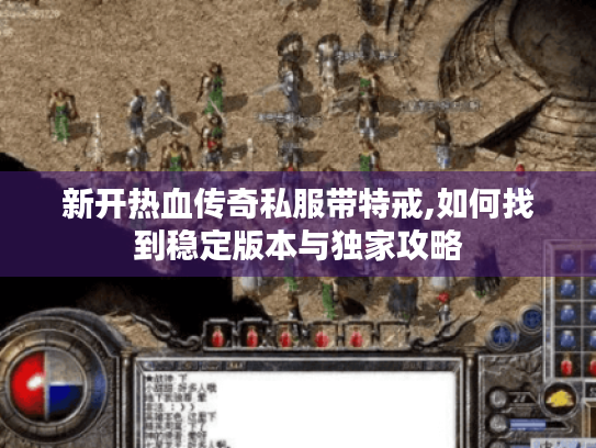 新开热血传奇私服带特戒,如何找到稳定版本与独家攻略 新开热血传奇私服带特戒,如何找到稳定版本与独家攻略