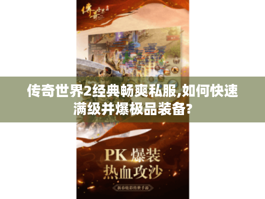 传奇世界2经典畅爽私服,如何快速满级并爆极品装备?