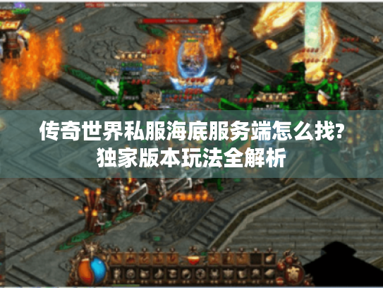 传奇世界私服海底服务端怎么找?独家版本玩法全解析