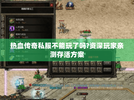 热血传奇私服不能玩了吗?资深玩家亲测存活方案 热血传奇私服不能玩了吗?资深玩家亲测存活方案