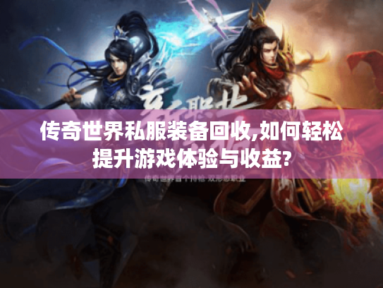 传奇世界私服装备回收,如何轻松提升游戏体验与收益?