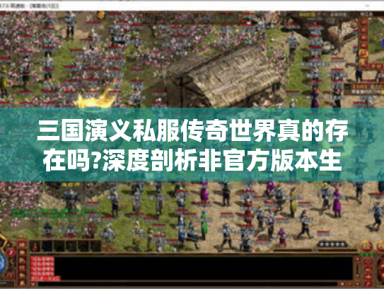 三国演义私服传奇世界真的存在吗?深度剖析非官方版本生存现状