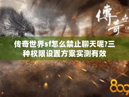 传奇世界sf怎么禁止聊天呢?三种权限设置方案实测有效