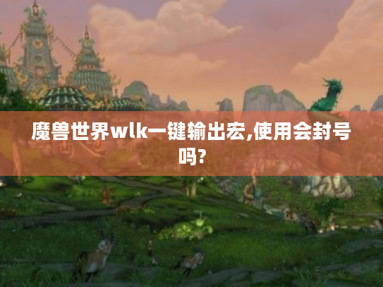 魔兽世界wlk一键输出宏,使用会封号吗? 魔兽世界wlk一键输出宏,使用会封号吗?