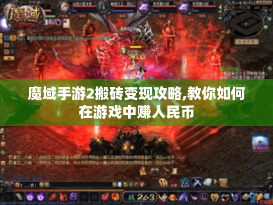 魔域手游2搬砖变现攻略,教你如何在游戏中赚人民币
