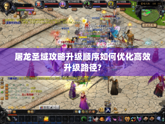 屠龙圣域攻略升级顺序如何优化高效升级路径?