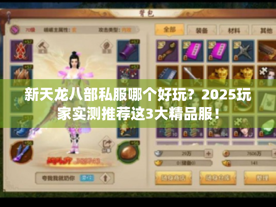 新天龙八部私服哪个好玩？2025玩家实测推荐这3大精品服！