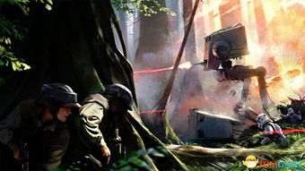 《星球大战：前线》寒霜引擎画面惊艳，极致视觉体验！