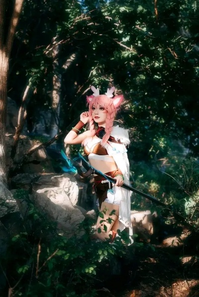 王者荣耀瑶cosplay美图壁纸，coser风采独领风骚