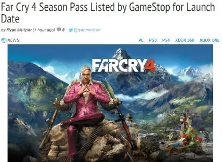 《孤岛惊魂4》DLC季票仅需30美元，独家内容大揭秘！