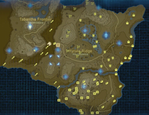 《荒野之息》全回忆地图揭秘！动画攻略大放送