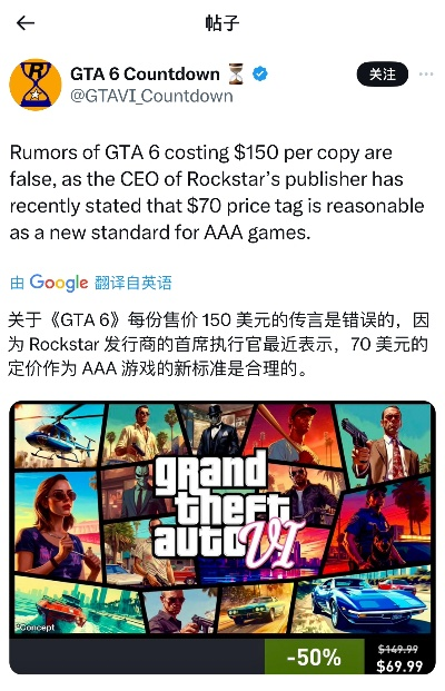 GTA6价格突破70美元，玩家流失六成，揭秘真实原因！