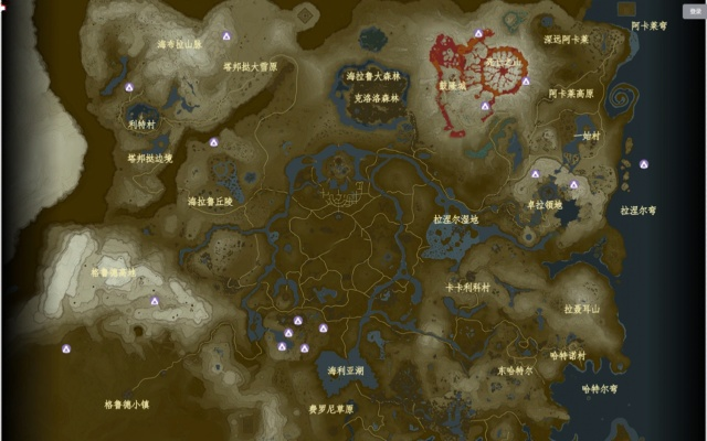 《塞尔达传说》海拉鲁地图全攻略：官方指南深度解析