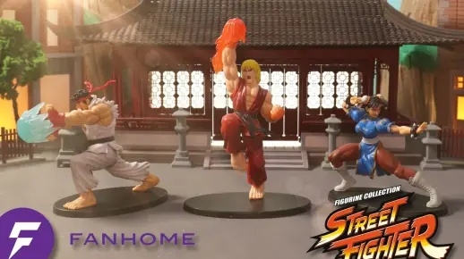 《街霸》手办动画惊艳亮相，高玩创意定格艺术获全网热赞