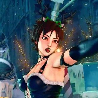 《街霸5》圣诞新装亮相：小樱麋鹿造型萌动又风情