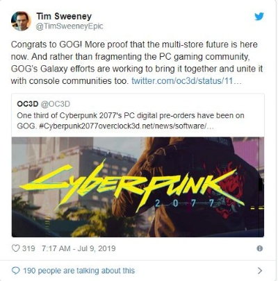 独家大揭秘：赛博朋克2077Steam首发，告别GOG独占新篇章