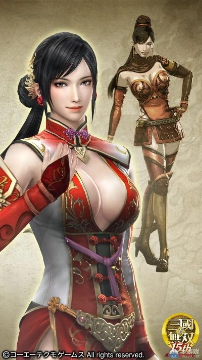 《真三国无双8》练师人设图惊艳公开，玉美胸更美新视觉体验