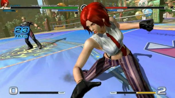 拳皇14温妮莎激战罗蒙，人妻姐姐展绝技震撼登场